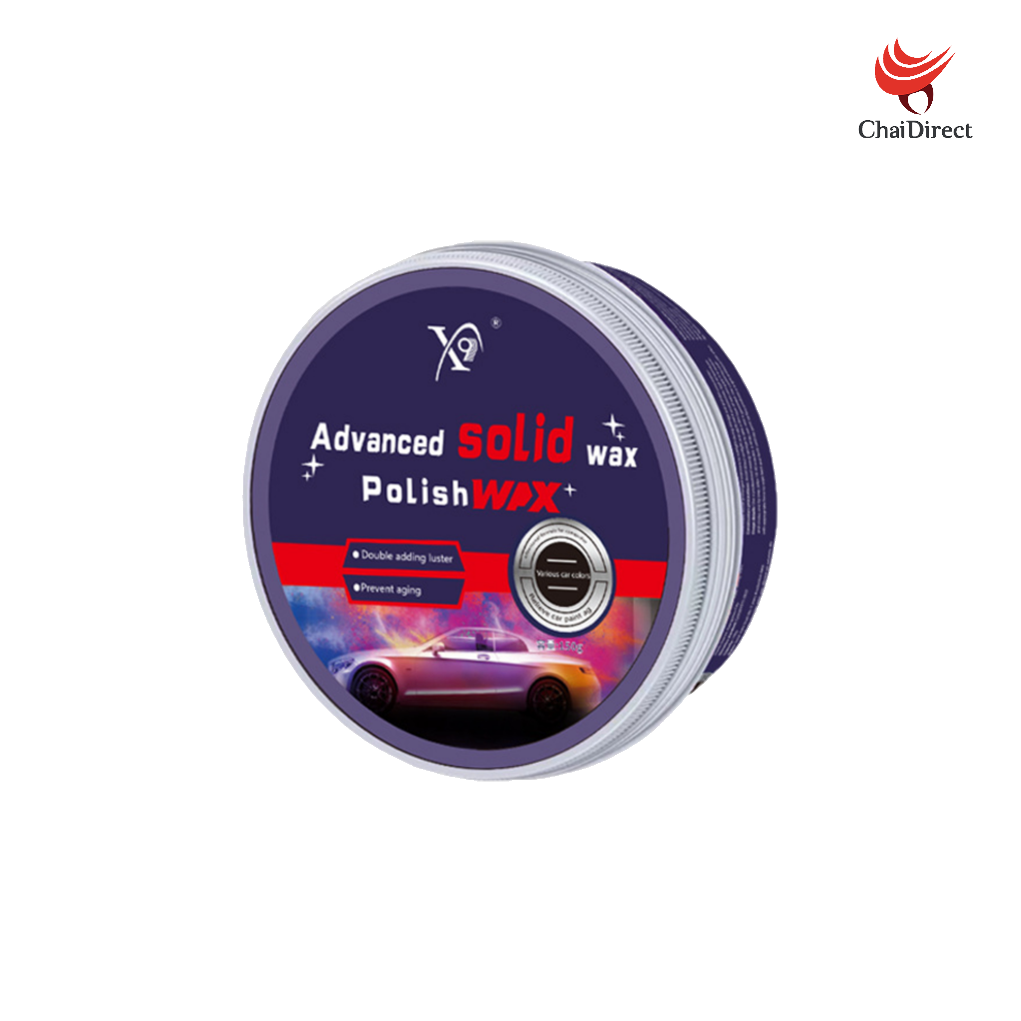 X9 Premium Solid Car Wax – 150g